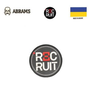 Патч  RECRUIT ПВХ 6,5 см | White