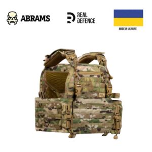 Плитоноска Real Defence Skillet Max з боковими кишенями під балістичні пакети на системі швидкого скидання | Multicam