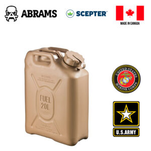 Каністра для палива Scepter Military Fuel Container 20L | Sand / Sand Cap Strap