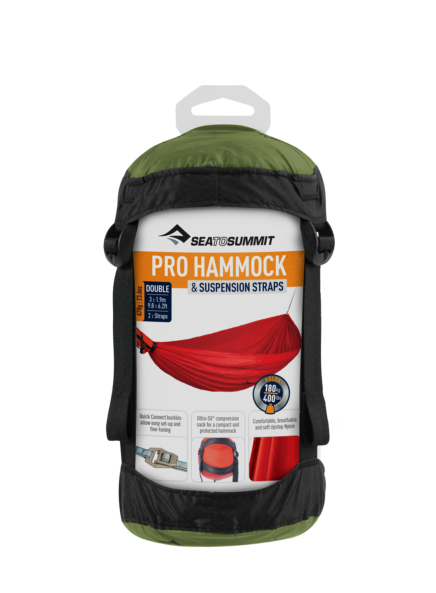 Гамак Sea To Summit Hammock Set Pro Double двомісний | Olive