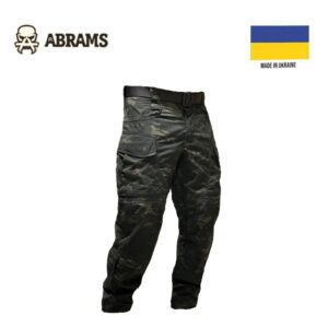 Тактичні штани Abrams Ripstop NyCo | Multicam Black