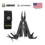 Мультитул Multi-Tool Leatherman Wave Plus синтетичний чохол Molle | Black