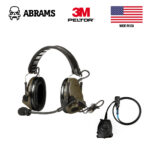 Активні навушники 3M PELTOR COMTAC V Single Kit + кнопка PTT | Foliage Green