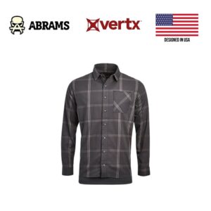 Сорочка Vertx Guardian Stretch Long Sleeve Shirt | Midnight Pulse Plaid-SMS