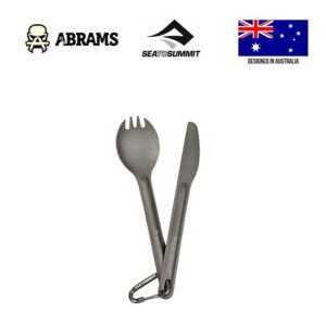 Набір столових приборів Sea to Summit Alpha Light Cutlery Set 2pc (Knife and Spork) | Grey