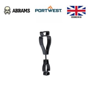 Тримач затискач без металу для рукавиць Portwest A002 | Black