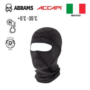 Утеплена балаклава Accapi Ergowool Balaclava | Iron/Black
