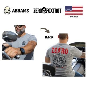 Футболка Zero Foxtrot We Salute You Tee | Heathered Grey