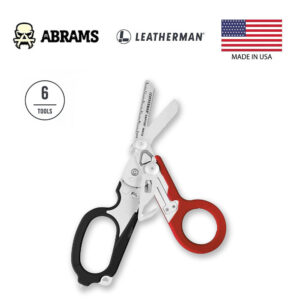 Ножиці LEATHERMAN Raptor Rescue, utility чохол | Black/Red