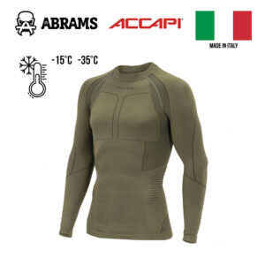 Компресійна термофутболка компресійна чоловіча з довгим рукавом Accapi Polar Bear (ACC A740.917) | Military Green