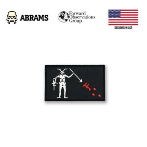 Патч Forward Observations Group Blackbeard 2*3 inch Patch | Black