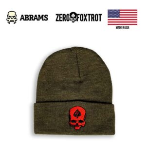 Шапка Zero Foxtrot ZF Skull Beanie | OD Green