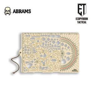 Велика Тактична Лінійка Ecopybook ПРОТРАКТОР UA 315×208 (mm)