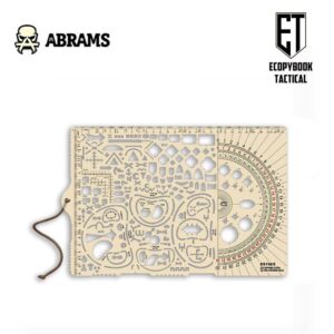 Велика Тактична Лінійка Ecopybook ПРОТРАКТОР NATO 315x208mm