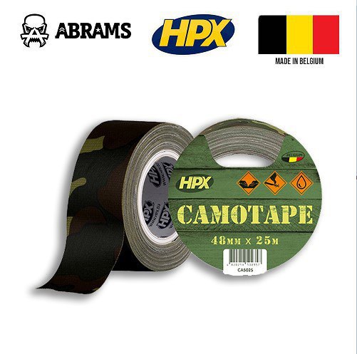 Стрічка армована одностороння (скотч) HPX CAMOTAPE 48мм х 25м CA5025 | Camo