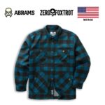 Сорочка Zero Foxtrot Flannel Shacket | Buffalo Check Blue