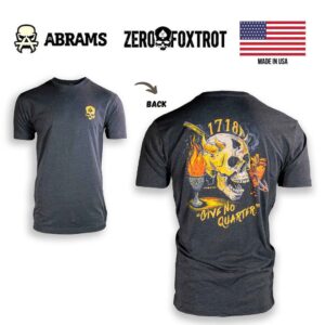 Футболка Zero Foxtrot No Quarter Tee | Charcoal