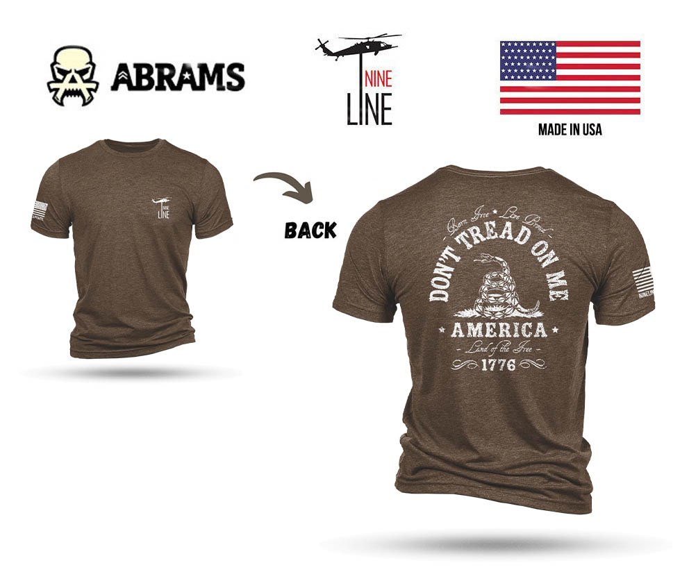 Футболка Nine LIne Dont Tread On Me | Brown