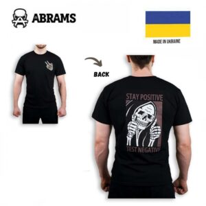 Футболка Ukrainian Fixik Stay Positive | Black