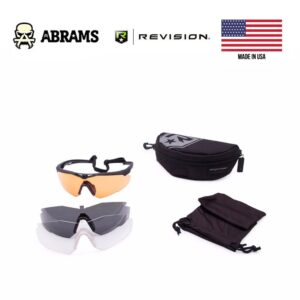 Окуляри балістичні Revision StingerHawk 3 Lens Vermillion Kit | Black