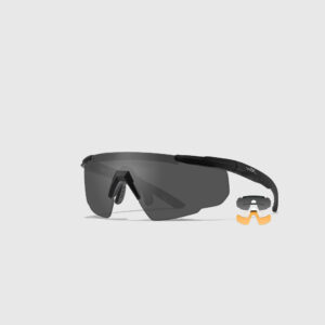 Окуляри балістичні Wiley X Saber Advanced 308 Smoke Grey/Clear/Light Rust 3 Lenses | Matte Black