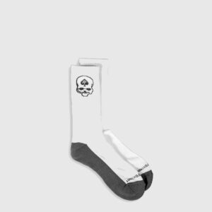 Шкарпетки Zero Foxtrot Socks – Skull | White