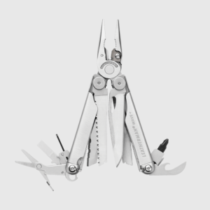 Мультитул Multi-Tool Leatherman Wave Plus синтетичний чохол | Silver