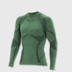 Чоловіча термофутболка з довгим рукавом Accapi Ergowool | Forest/Black