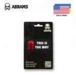 Патч Abrams This is the way | White Black