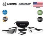 Окуляри балістичні ESS Crossbow 2Х Retail Kit Clear and Smoke Gray Lens | Black Frame