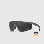 Окуляри балістичні Wiley X  308T Saber Adv Grey/Clear/Rust Lens | Tan Frame