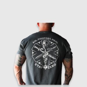 Футболка Zero Foxtrot Medic Tee | Charcoal