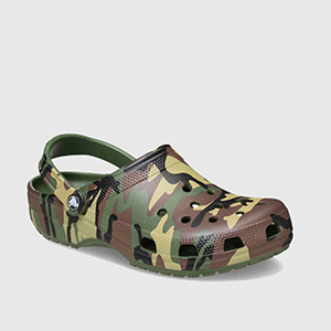 Клоги Crocs Classic Camouflage Clog | Army Green / Multicam