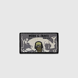 Патч PSDinfo® Work&Travel Kyiv Вишивка