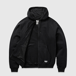 Худі Zero Foxtrot Smuggler Fleece Zip Hoodie | Black