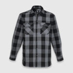 Сорочка Vertx Last Line of Defense Stretch Tactical Flannel | Marshland Grey Plaid