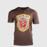 Футболка Zero Foxtrot Only You Shield Tee | Espresso
