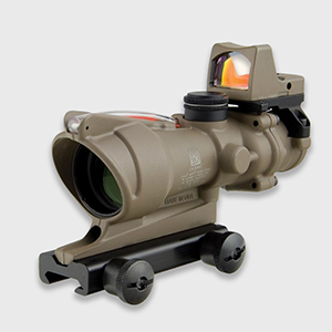 Комплект TRIJICON приціл оптичний ACOG 4X32 BAC і приціл коліматорний RMR 3.25 МОА FDE