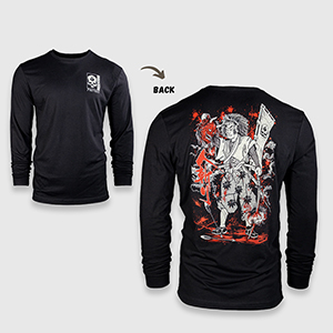 Лонгслів Zero Foxtrot Namakubi Hitokiri Long Sleeve | Black