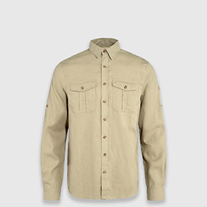 Сорочка FJALLRAVEN Ovik Travel Shirt LS | Sand Stone