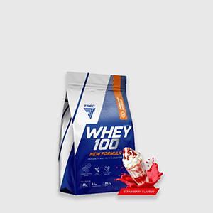 Протеїн TREC NUTRITION WHEY 100 NEW FORMULA 700 g | Strawberry cream