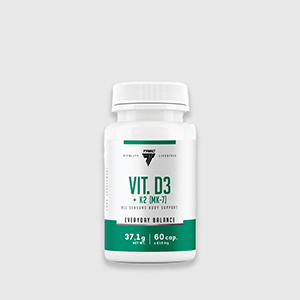 Вітаміни D3+K2 TREC NUTRITION Vit. D3+K2 (MK-7) 60 cap