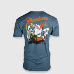 Футболка Zero Foxtrot Freedom For All Blue | Indigo