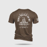 Футболка Nine Line Don't Tread On Me T-Shirt | Brown