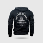 Худі Nine Line Don't Tread On Me Hoodie Full Zip | Black