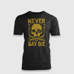 Футболка Zero Foxtrot Never Say Die 40th Annive | Charcoal