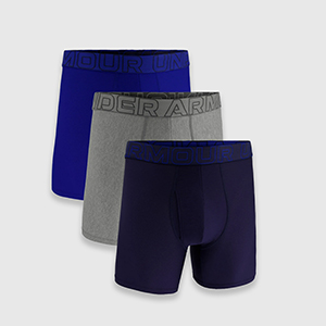 Труси Under Armour UA Perf Tech 6in 3-pack | Navy