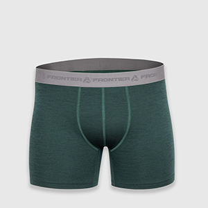 Термошорти Frontier Grus merino/bamboo | Forest green