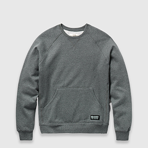 Світшот Zero Foxtrot Smuggler Fleece Crew | Charcoal