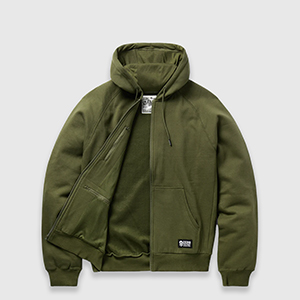 Худі Zero Foxtrot Smuggler Fleece Zip Hoodie | Dark Olive